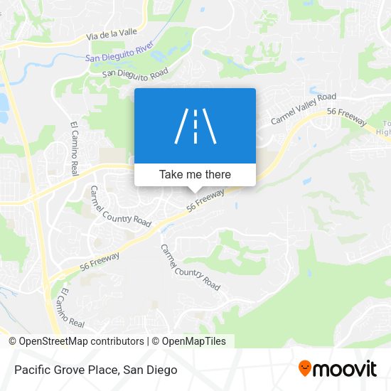 Mapa de Pacific Grove Place