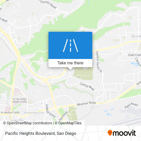 Mapa de Pacific Heights Boulevard