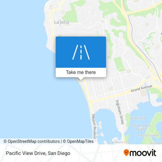 Pacific View Drive map