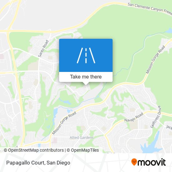 Mapa de Papagallo Court