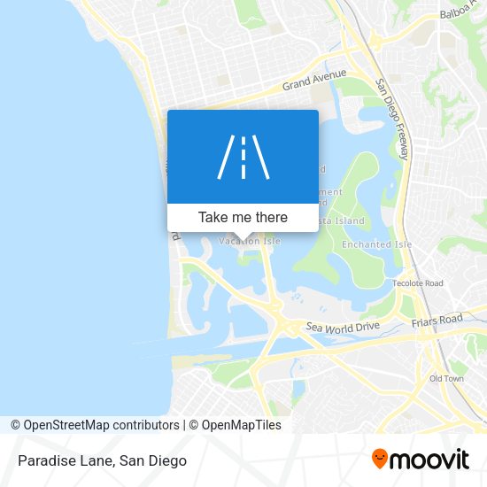Mapa de Paradise Lane