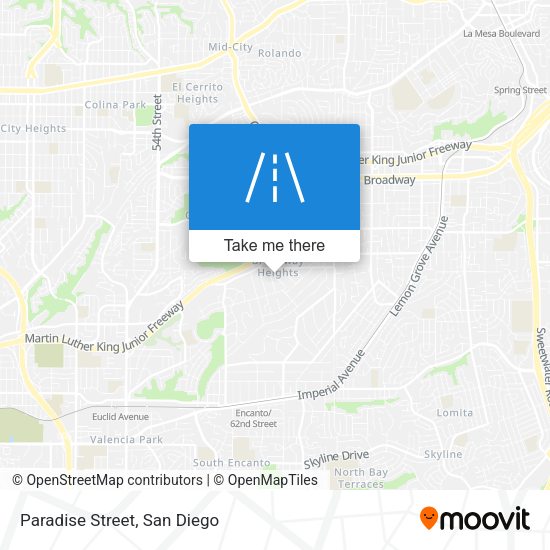 Mapa de Paradise Street