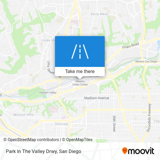 Park In The Valley Drwy map