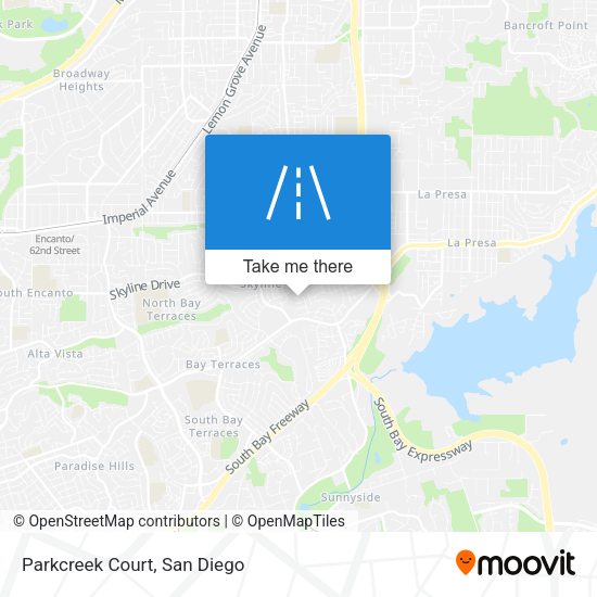 Mapa de Parkcreek Court