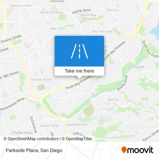 Mapa de Parkside Place