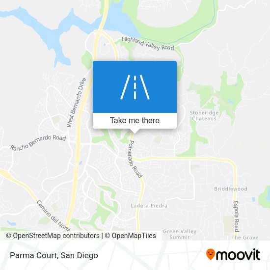 Mapa de Parma Court