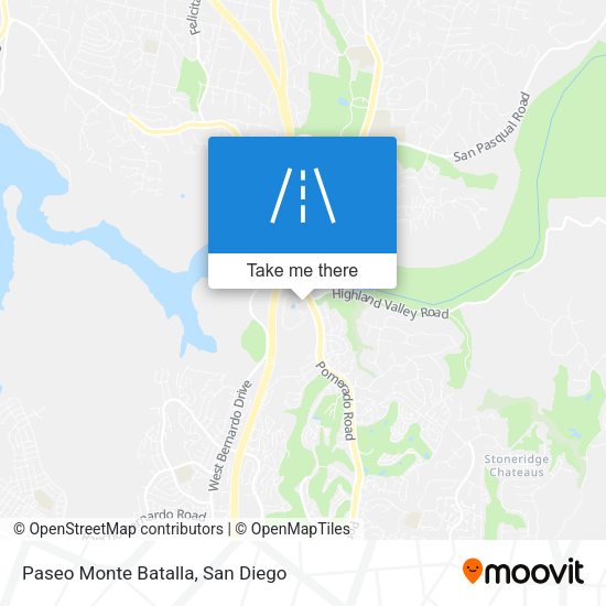 Paseo Monte Batalla map