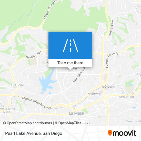 Mapa de Pearl Lake Avenue