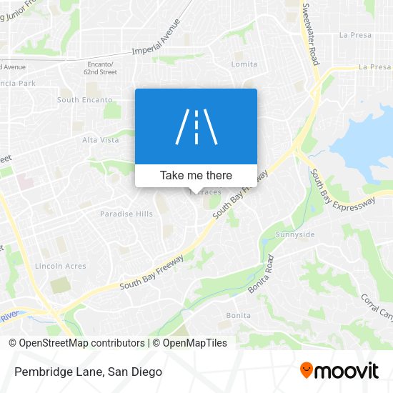 Mapa de Pembridge Lane