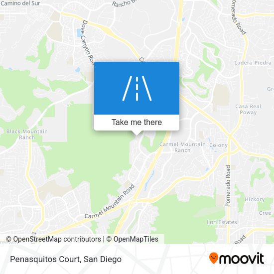 Mapa de Penasquitos Court