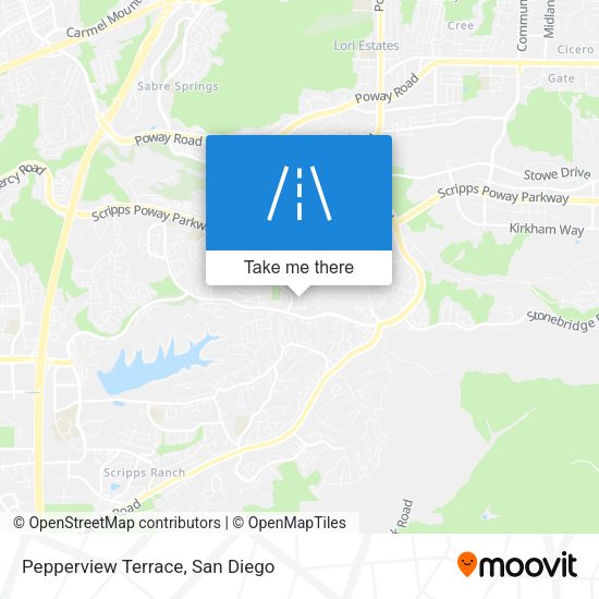 Pepperview Terrace map
