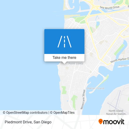 Mapa de Piedmont Drive