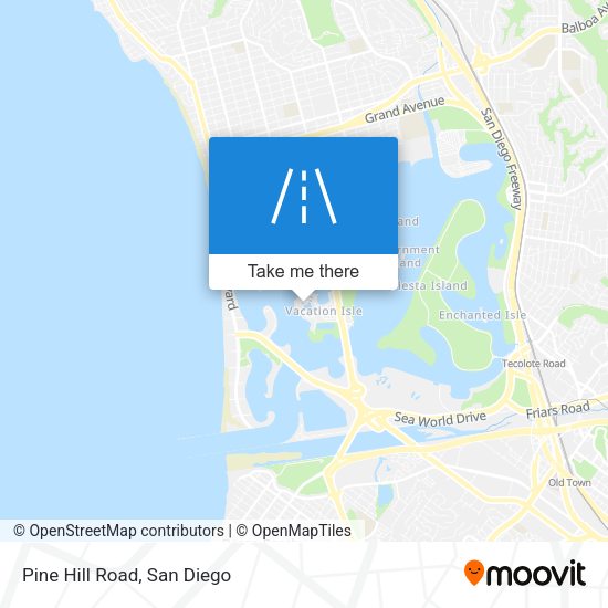 Mapa de Pine Hill Road