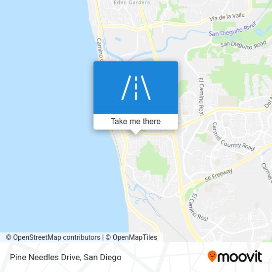 Pine Needles Drive map