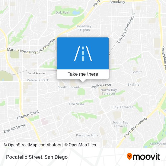 Mapa de Pocatello Street