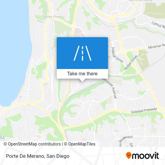 Mapa de Porte De Merano