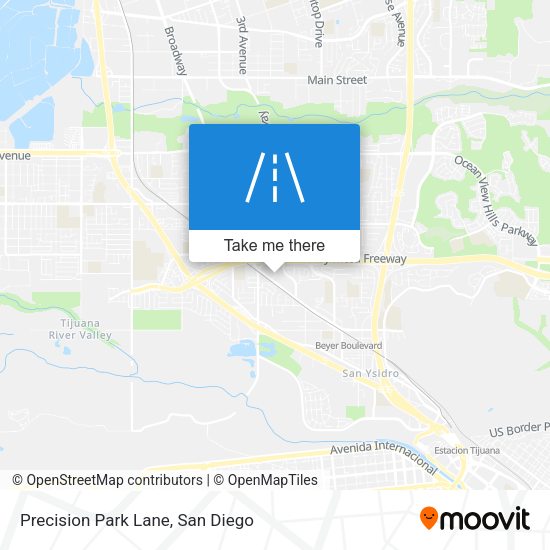Precision Park Lane map
