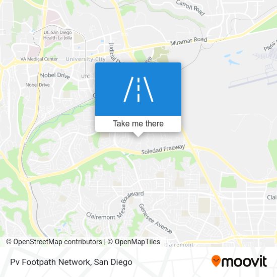 Pv Footpath Network map