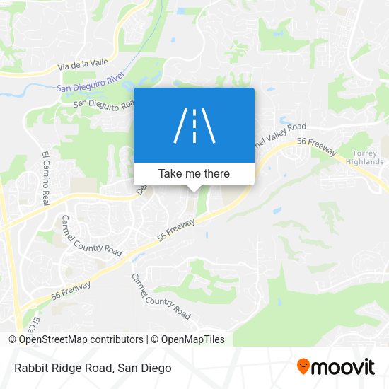 Mapa de Rabbit Ridge Road