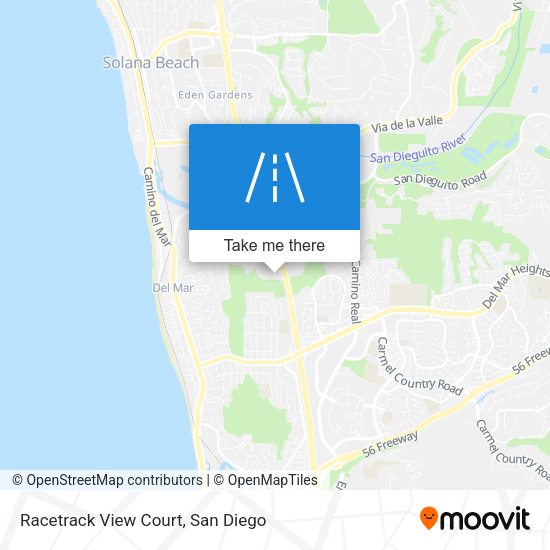 Racetrack View Court map