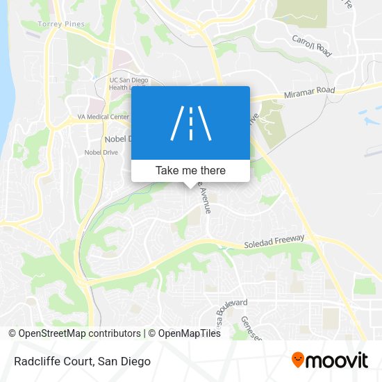 Mapa de Radcliffe Court