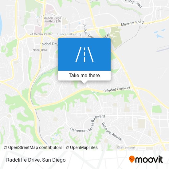 Mapa de Radcliffe Drive