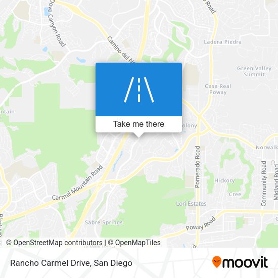 Mapa de Rancho Carmel Drive