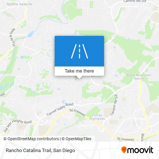 Rancho Catalina Trail map