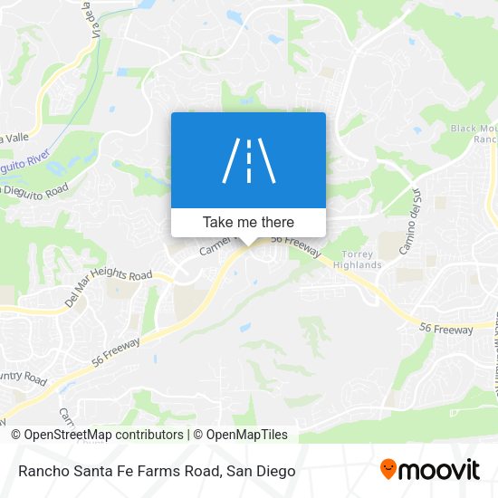 Rancho Santa Fe Farms Road map