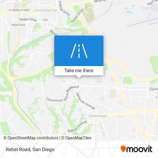 Mapa de Rebel Road