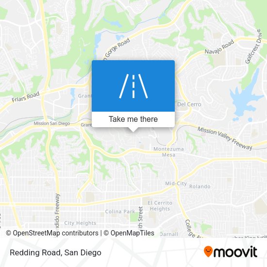 Mapa de Redding Road