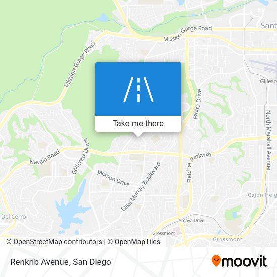Mapa de Renkrib Avenue