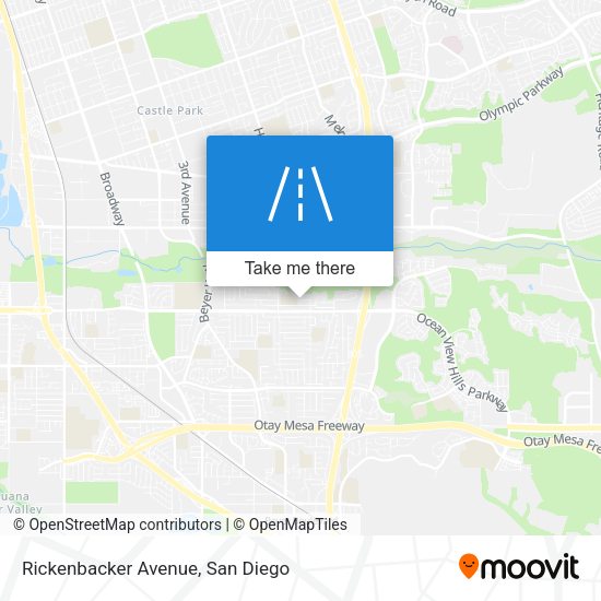 Rickenbacker Avenue map
