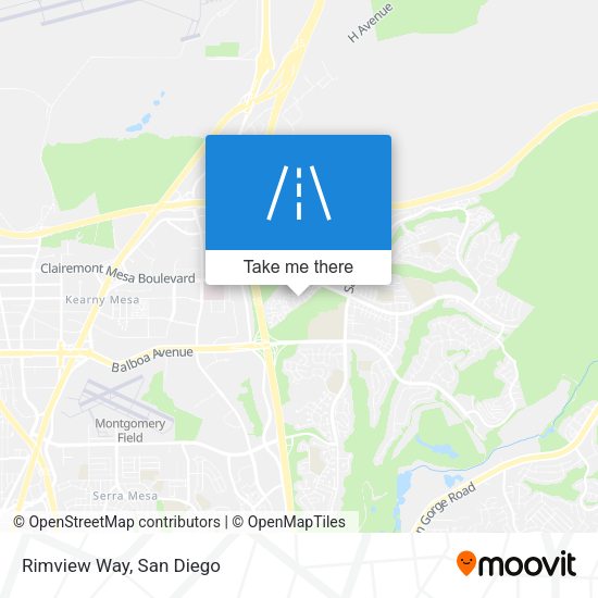 Rimview Way map