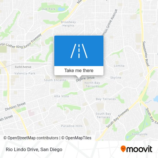 Mapa de Rio Lindo Drive