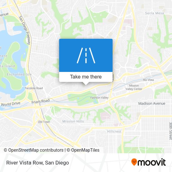 Mapa de River Vista Row