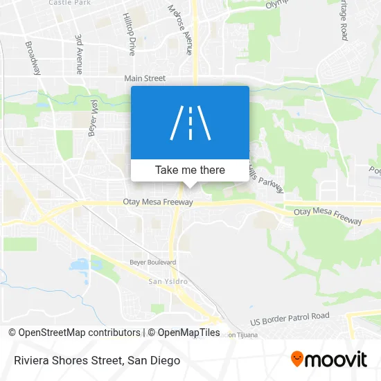 Riviera Shores Street map