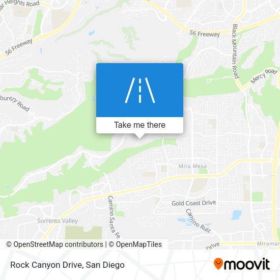 Rock Canyon Drive map
