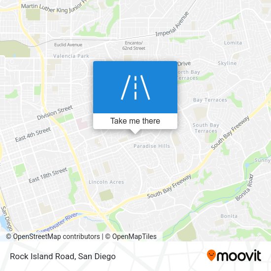 Mapa de Rock Island Road