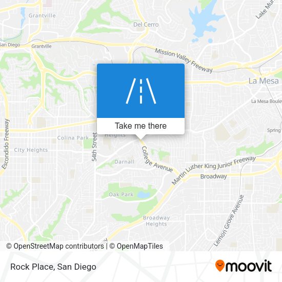 Mapa de Rock Place