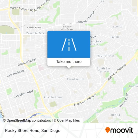 Mapa de Rocky Shore Road