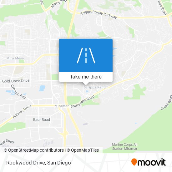 Rookwood Drive map