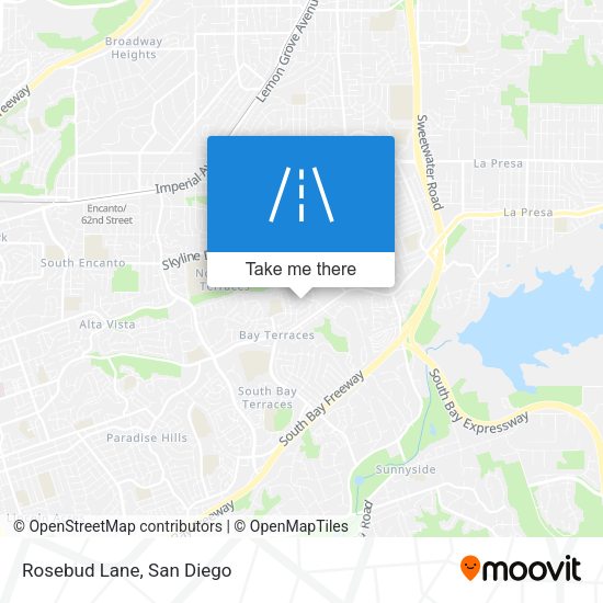 Mapa de Rosebud Lane