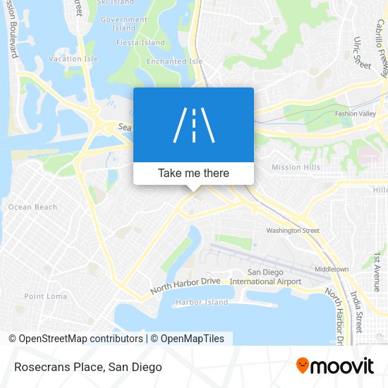 Mapa de Rosecrans Place