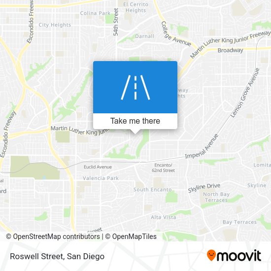 Mapa de Roswell Street