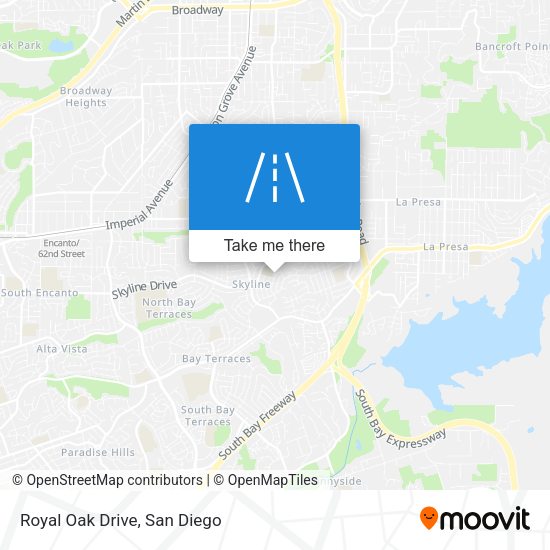 Royal Oak Drive map