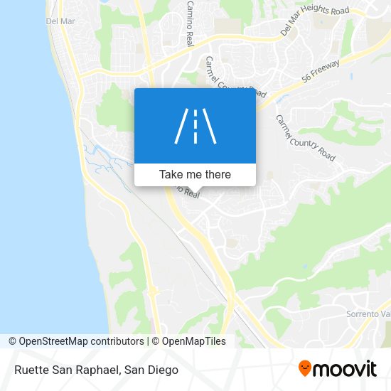 Ruette San Raphael map