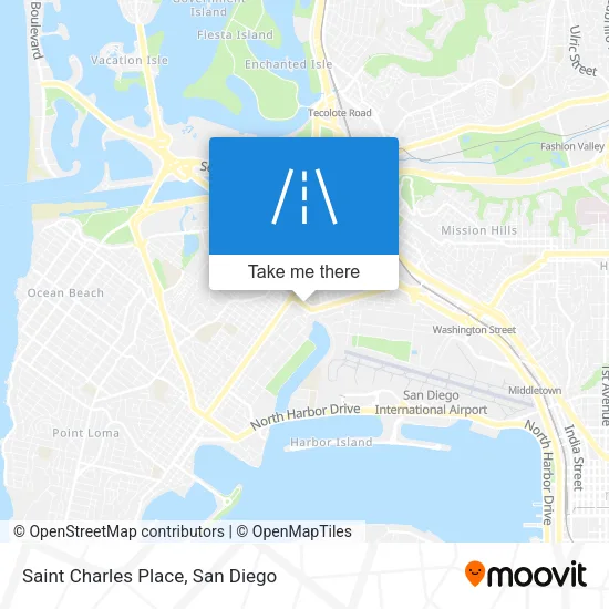 Mapa de Saint Charles Place