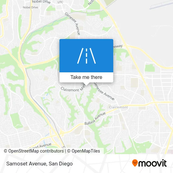 Samoset Avenue map