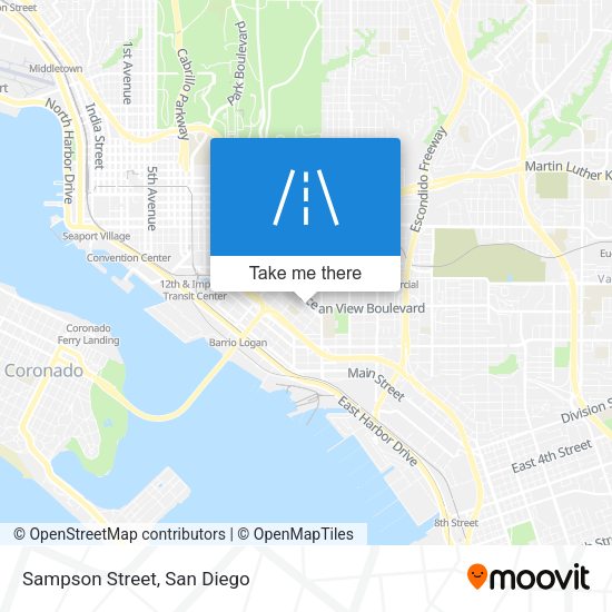 Mapa de Sampson Street